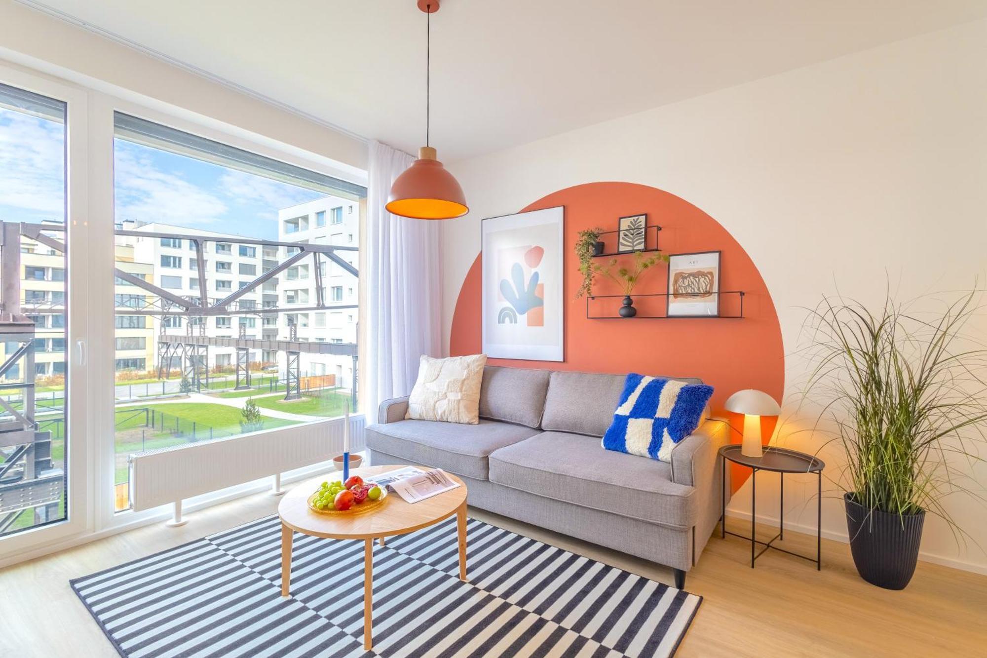 Design Apartment - Balcony, Free Parking, Yoga, 10 Mins To Center, By Gravity Praha Bagian luar foto