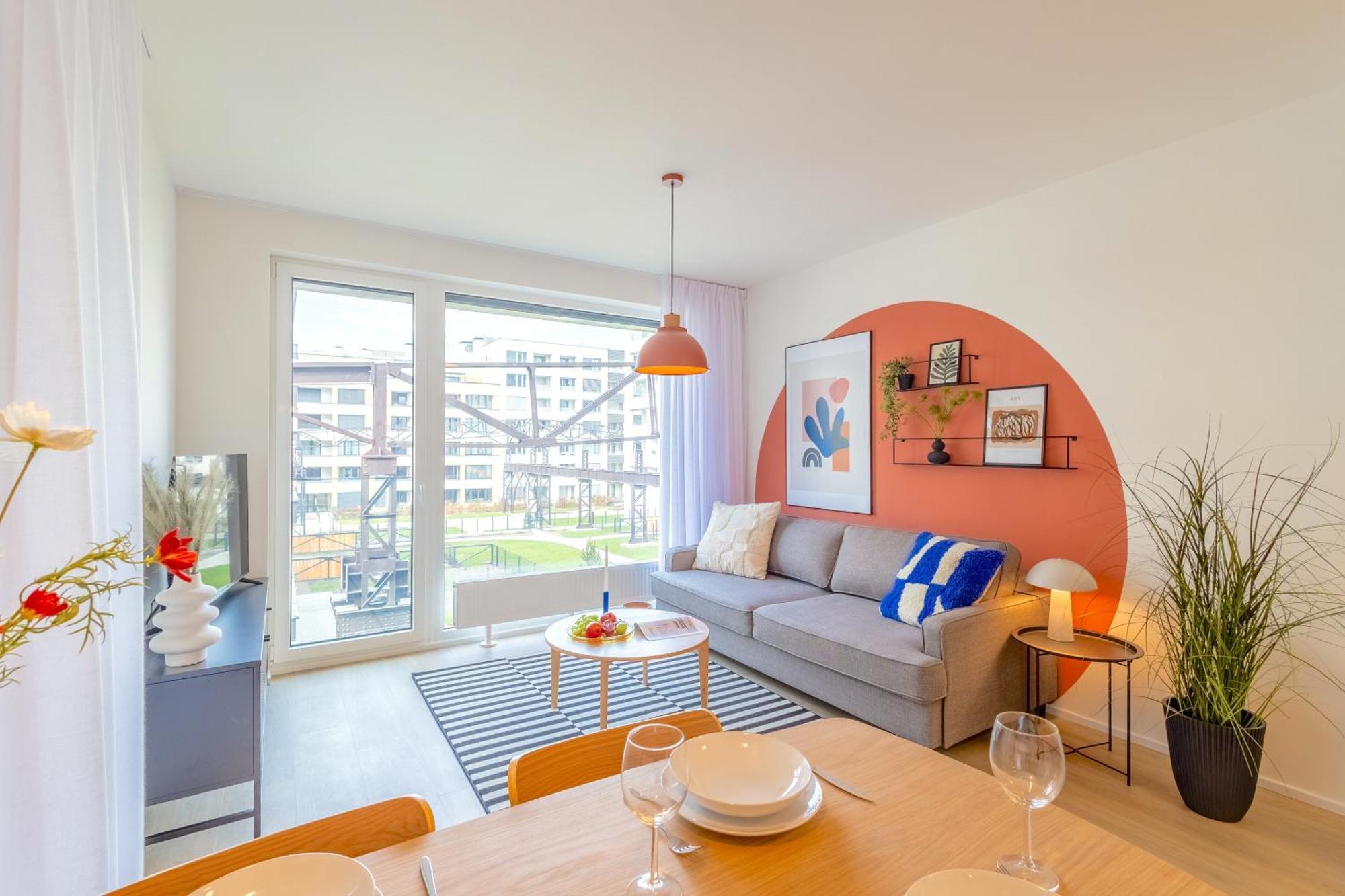 Design Apartment - Balcony, Free Parking, Yoga, 10 Mins To Center, By Gravity Praha Bagian luar foto