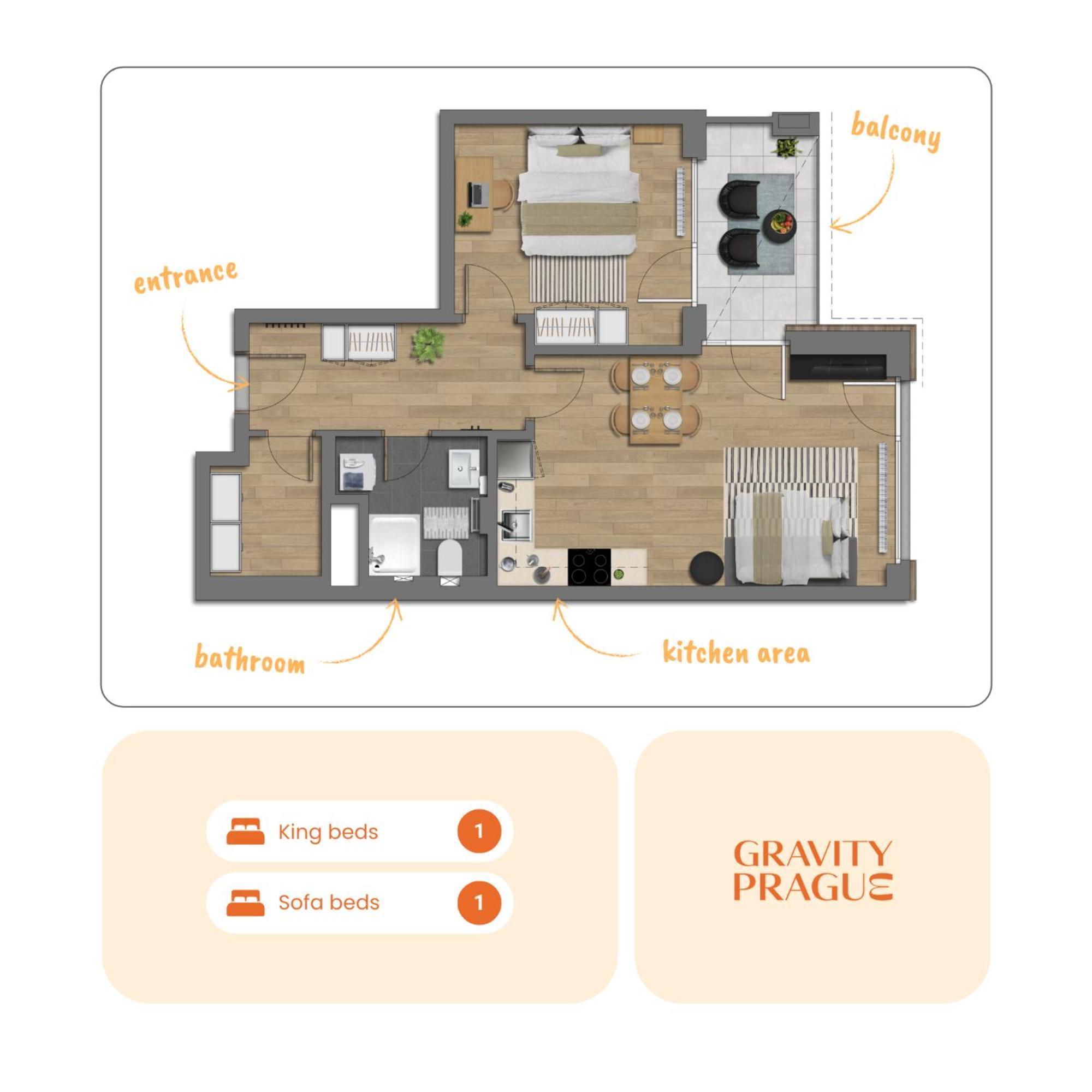Design Apartment - Balcony, Free Parking, Yoga, 10 Mins To Center, By Gravity Praha Bagian luar foto